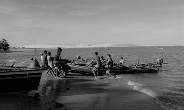 Alaskan fishermen at work