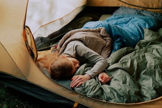 travelers enjoying an eco-friendly camping experience