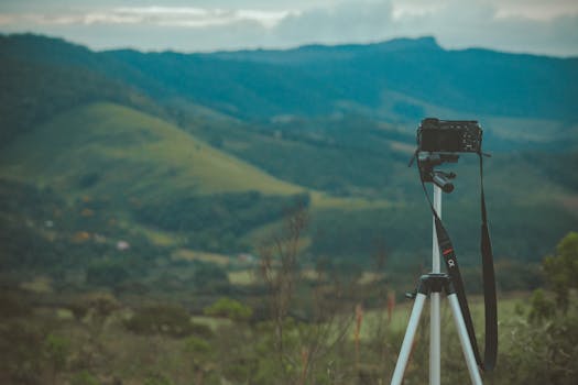 outdoor photography setup