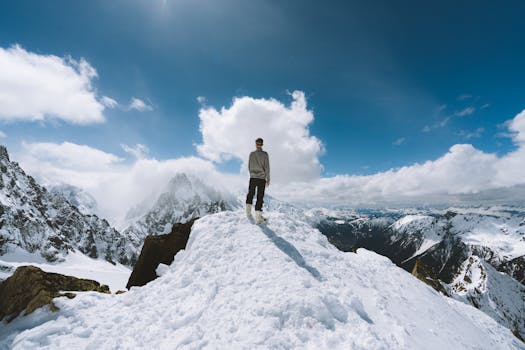 hiking gear in nature