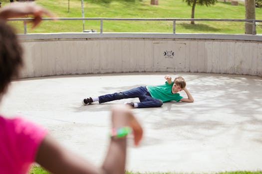 Kids enjoying outdoor games