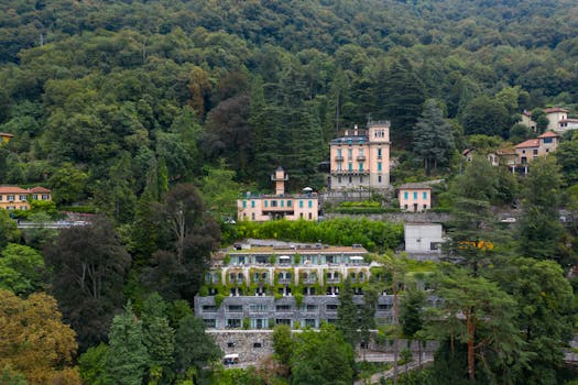 Eco-friendly lodging nestled in nature