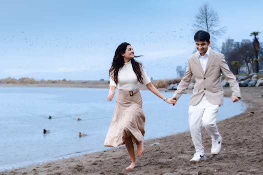 happy hikers enjoying a nature walk