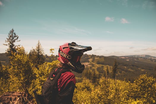 mountain biking trail