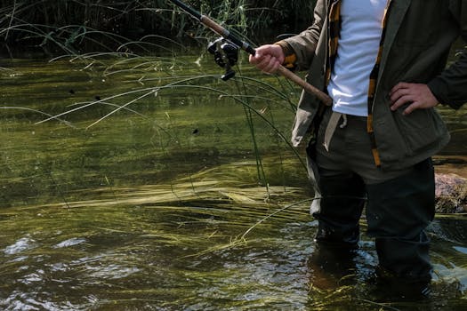 fisherman practicing sustainable fishing