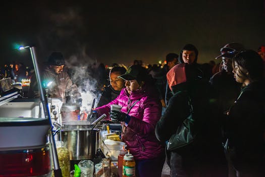 eco-friendly vendor at outdoor festival