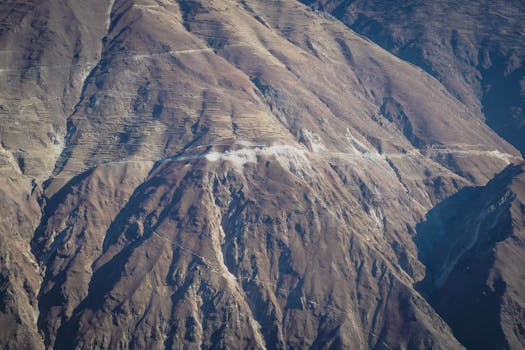 scenic highway with mountains in the background