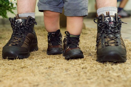 hiking boots made from recycled materials