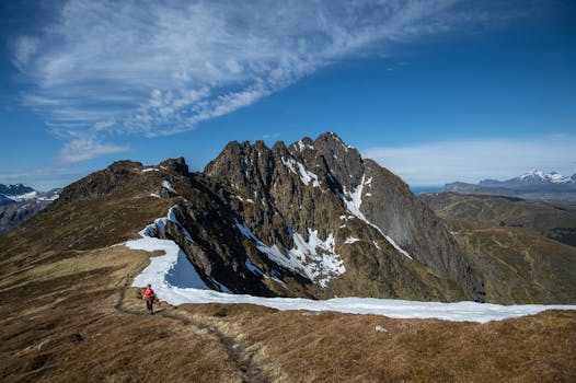 beautiful mountain trail