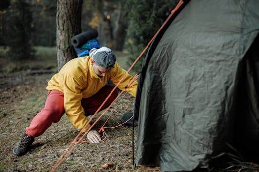 hiking backpack with eco-friendly gear